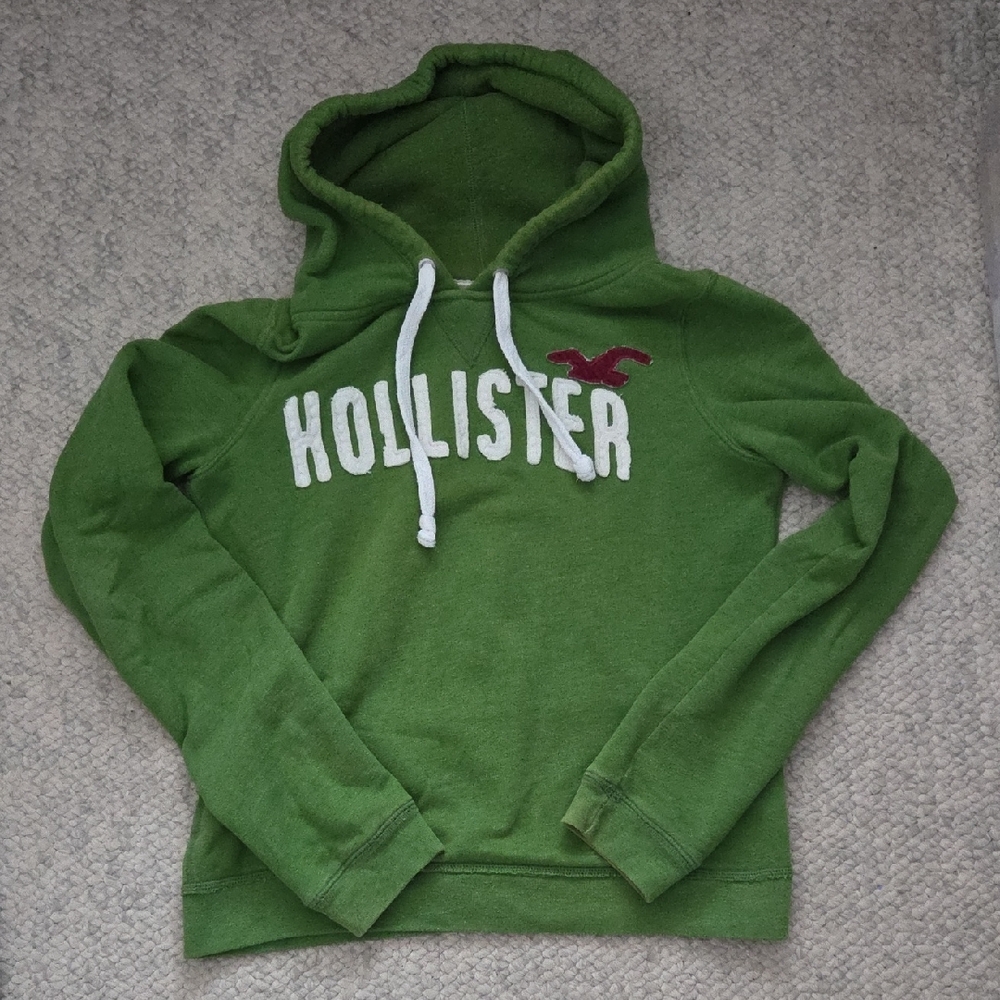 Hollister Olive Green Pullover Hoodie
